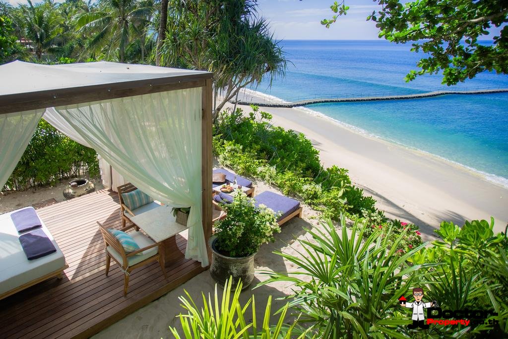 6 Bedroom Unique Ocean Front Pool Trisara Villa - Layan Beach - Phuket - for sale