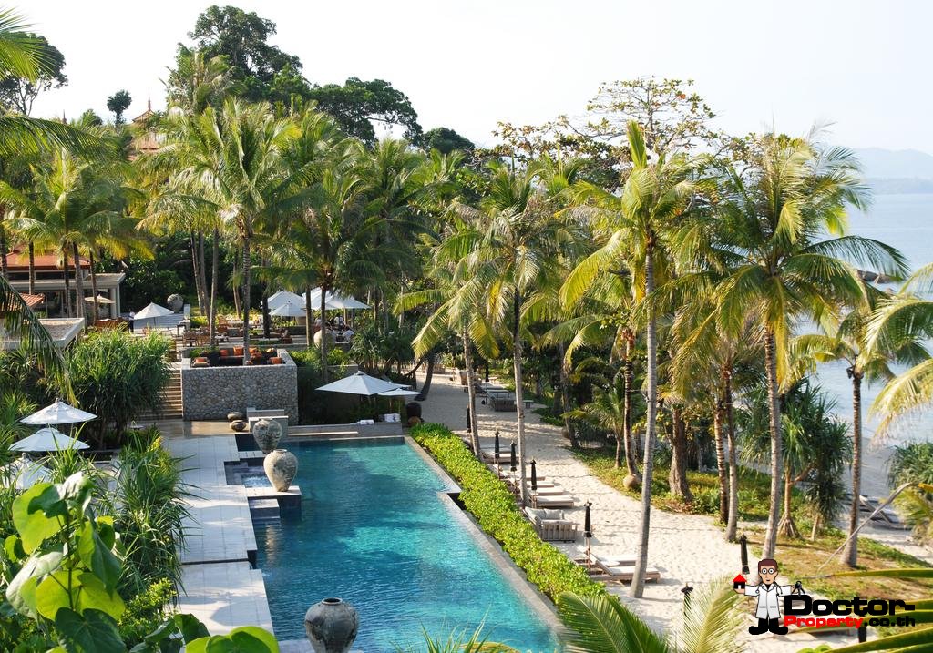 6 Bedroom Unique Ocean Front Pool Trisara Villa - Layan Beach - Phuket - for sale