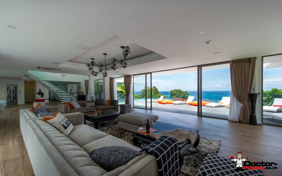 Amazing Ocean View 6 Bedroom Villa Cape Amarin Estate - Kamala - Phuket - for sale