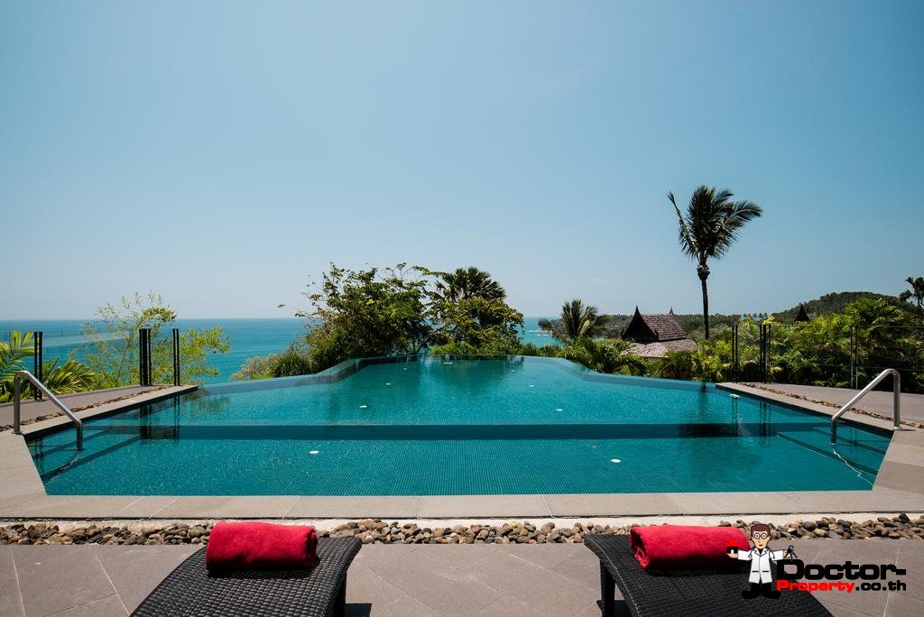 Breathtaking Sea Views 5 Bedroom Luxury Pool Villa – Surin Beach – Phuket – for sale