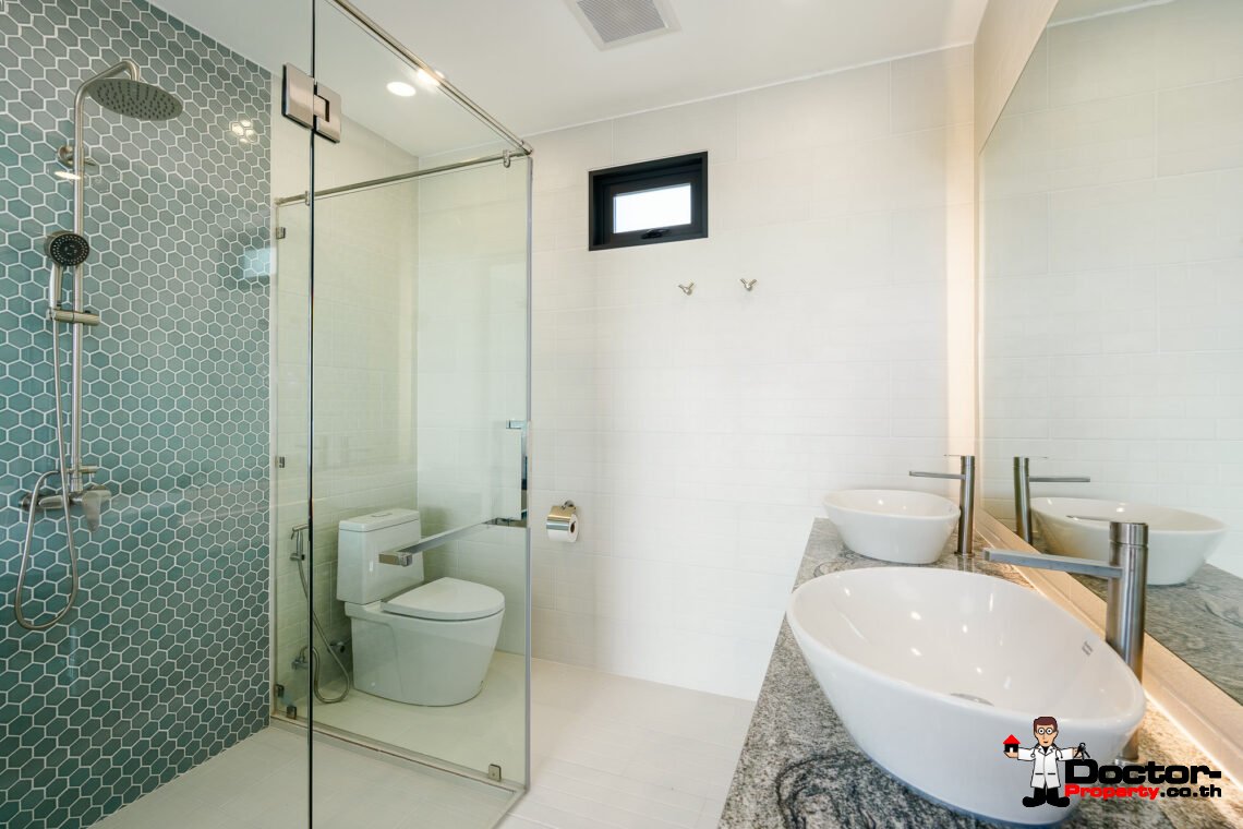 New 3 Bedroom Seaview Villa – Bophut, Samui – For Sale