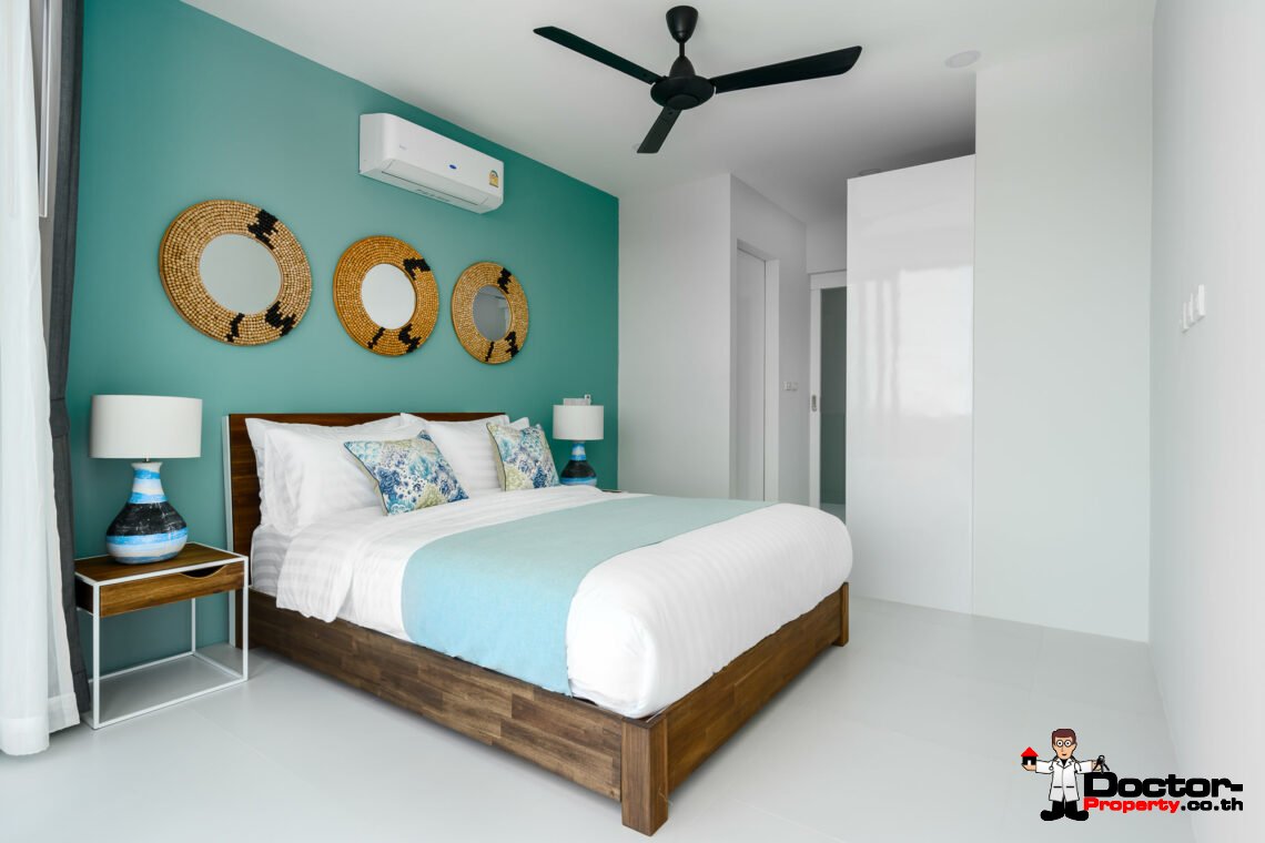 New 3 Bedroom Seaview Villa – Bophut, Samui – For Sale