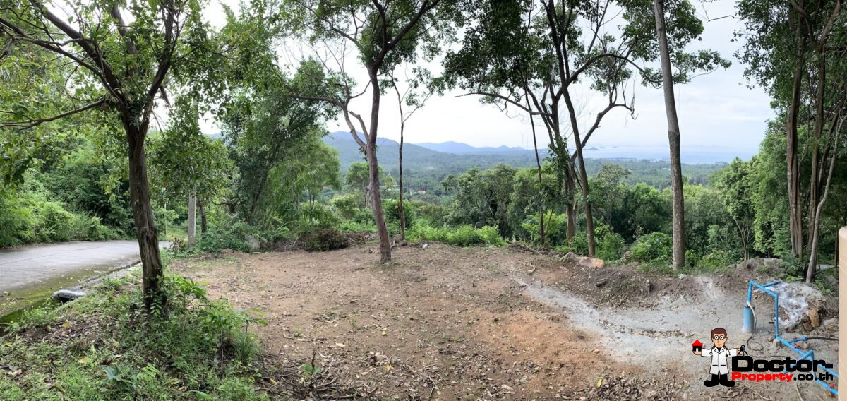 Nearly 3 Rai Sea View Land – Bang Makham – Koh Samui – for sale