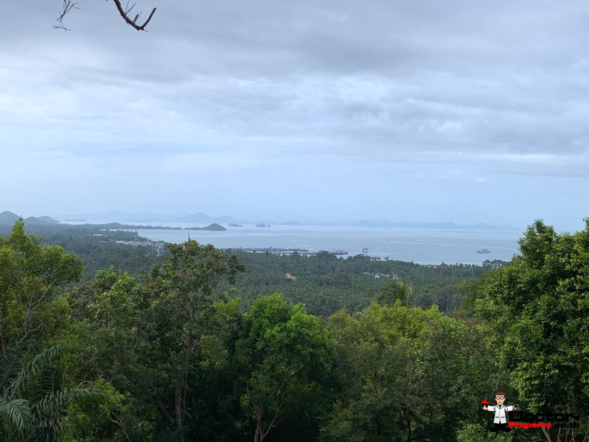 Nearly 3 Rai Sea View Land – Bang Makham – Koh Samui – for sale
