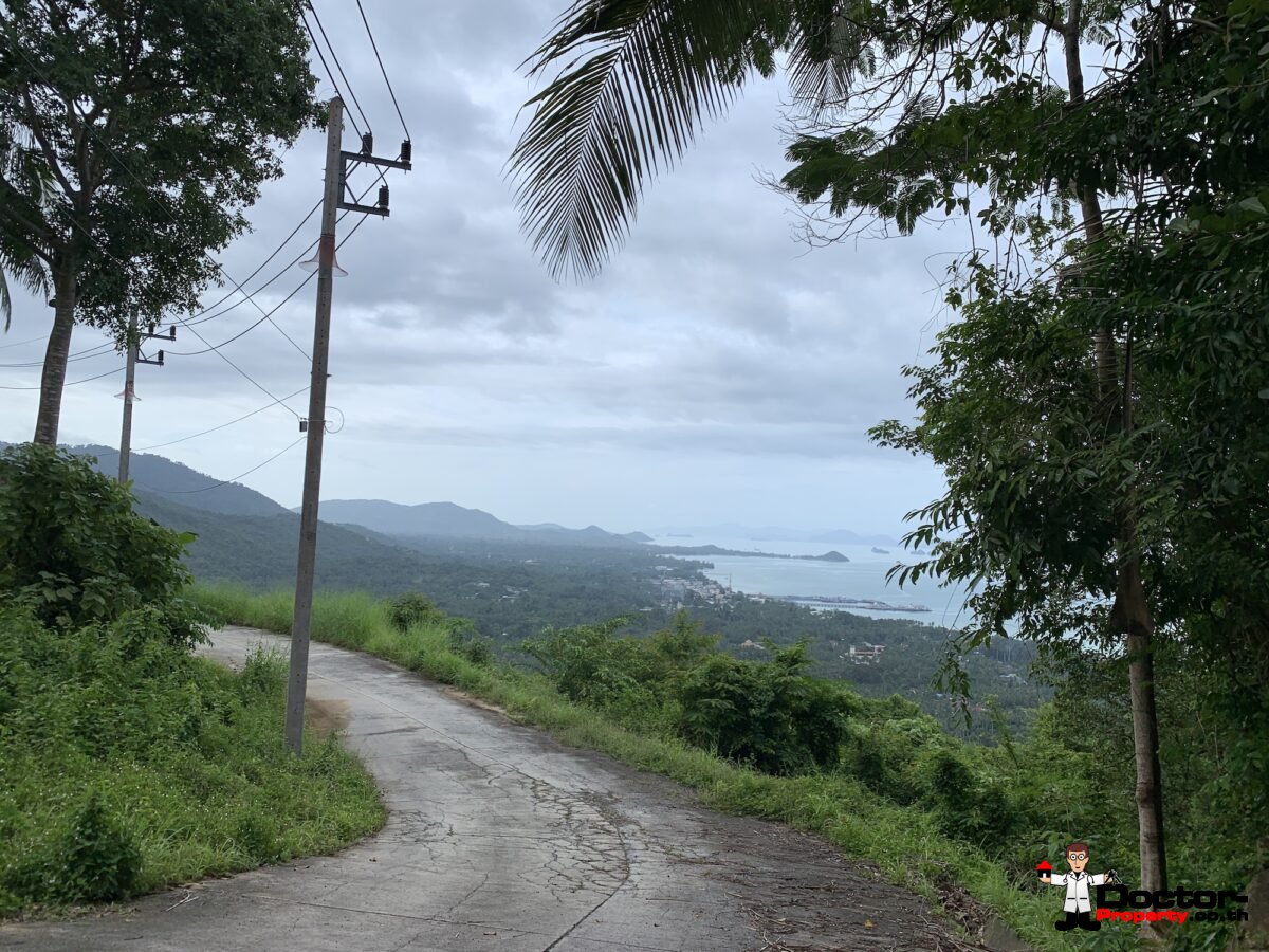 Nearly 3 Rai Sea View Land – Bang Makham – Koh Samui – for sale