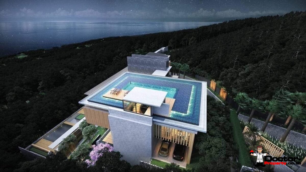 Luxury 4 Bedroom Sea View Villa - Nathon - Koh Samui - for sale