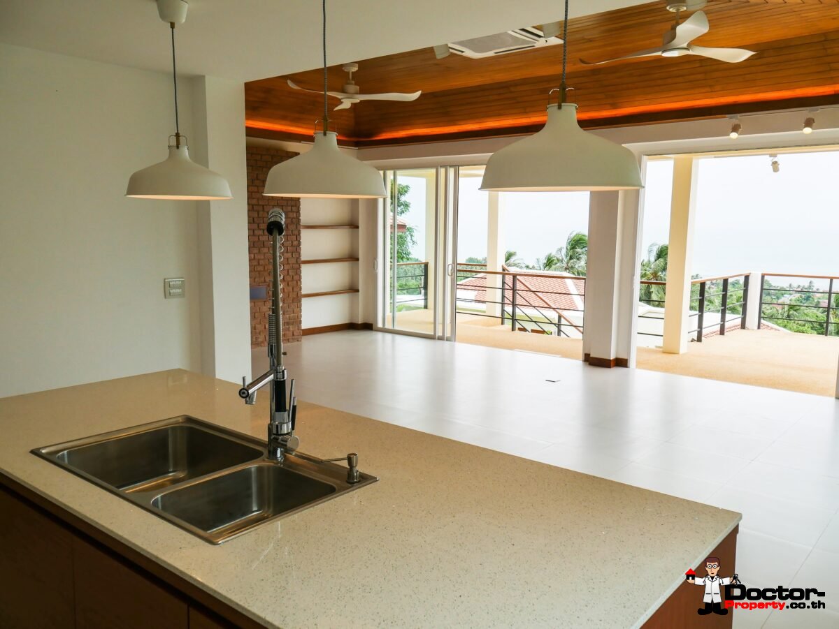 Refurbished 4 Bed Pool Villa with Seaview – Bang Por, Koh Samui – For Sale