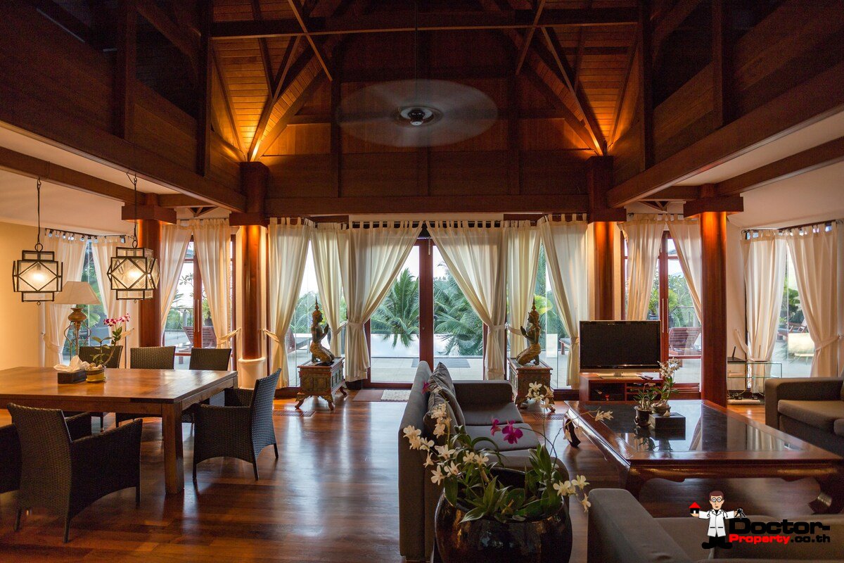 Luxury 5 Bedroom Thai Style Villa with Sea View - Surin Beach - Phuket West - for sale