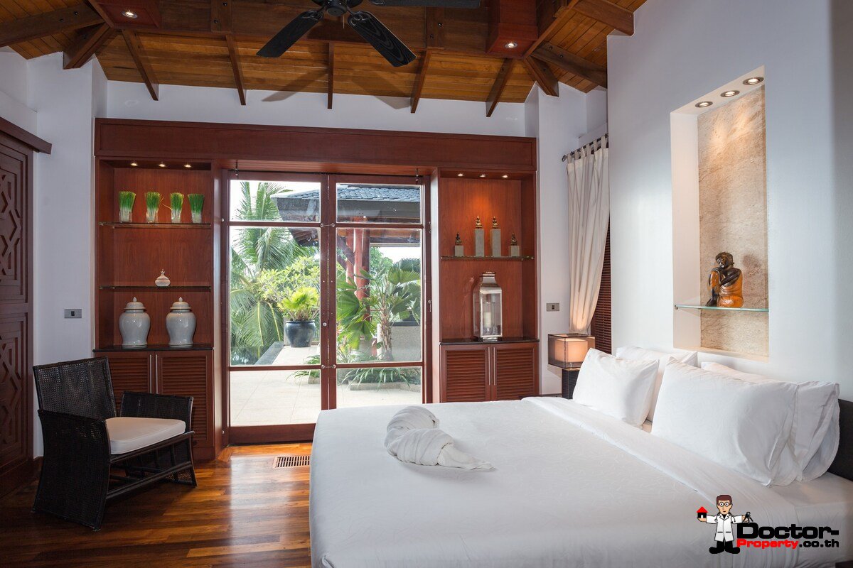 Luxury 5 Bedroom Thai Style Villa with Sea View - Surin Beach - Phuket West - for sale
