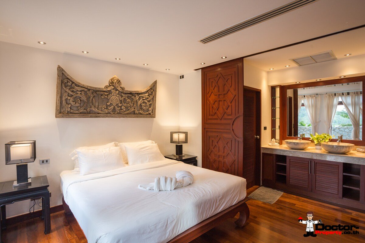 Luxury 5 Bedroom Thai Style Villa with Sea View - Surin Beach - Phuket West - for sale