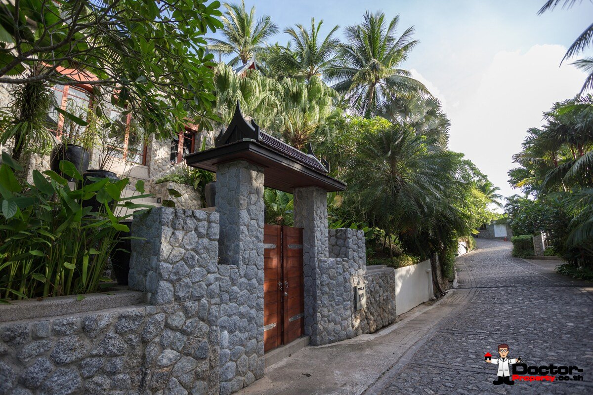 Luxury 5 Bedroom Thai Style Villa with Sea View - Surin Beach - Phuket West - for sale