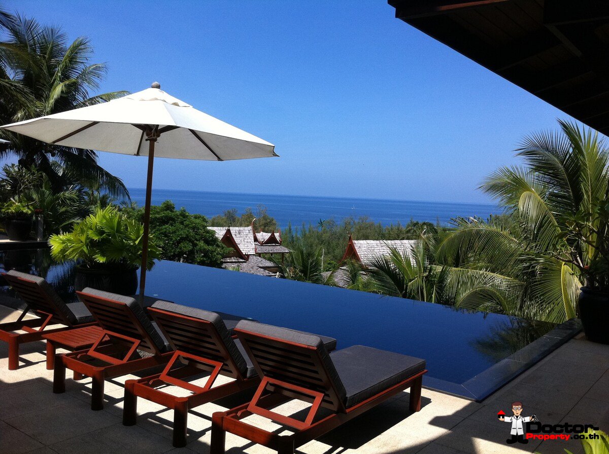 Luxury 5 Bedroom Thai Style Villa with Sea View - Surin Beach - Phuket West - for sale