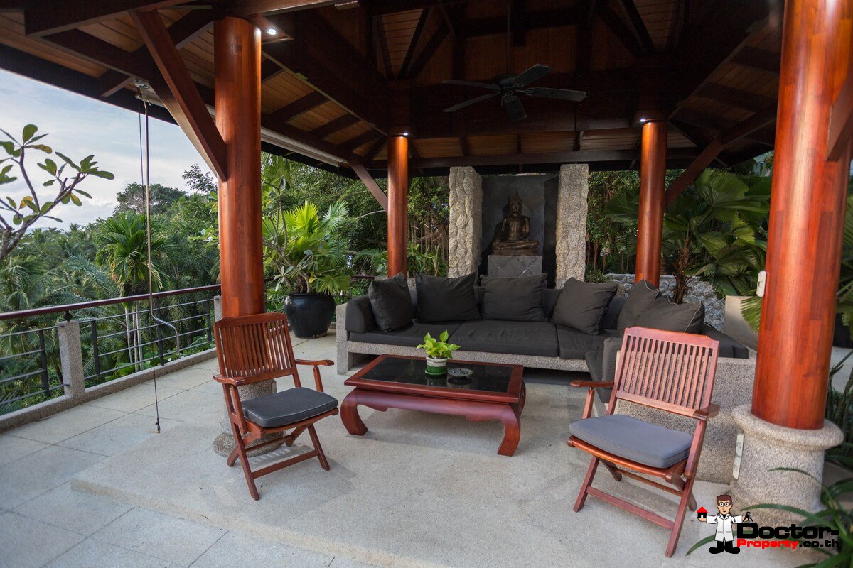Luxury 5 Bedroom Thai Style Villa with Sea View - Surin Beach - Phuket West - for sale