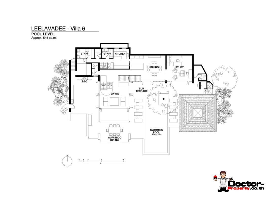 Luxury Sea View 4 Bedroom Villa – Leelavadee – Kamala Beach – Phuket West – for sale