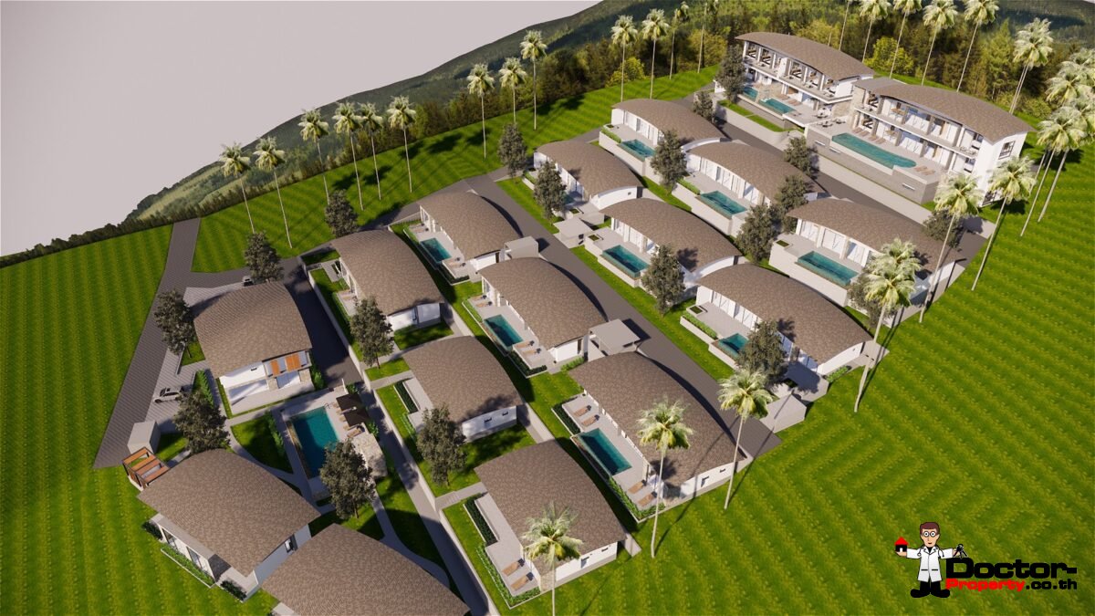 New 1 Bedroom Sea View Villa - Mae Nam - Koh Samui - for sale