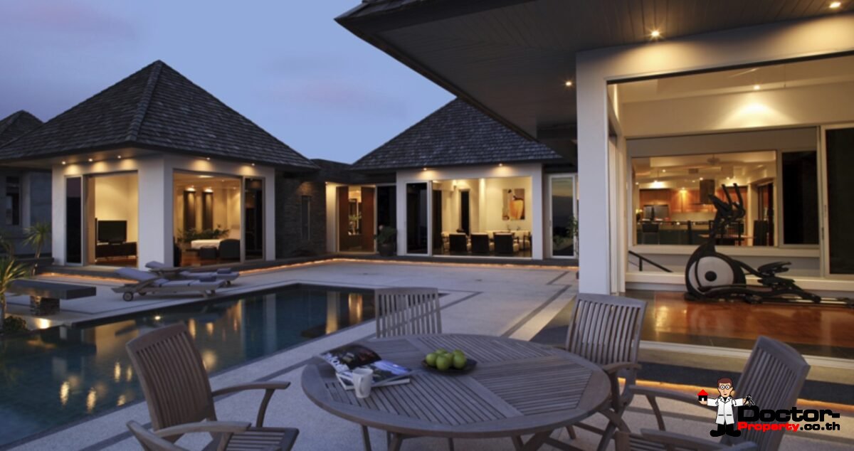 New 3-4 Bedroom Luxury Houses with Sea Views - Layan Beach - Phuket West - for sale