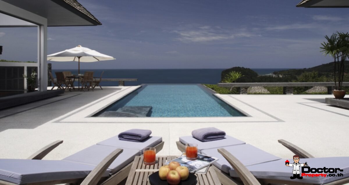 New 3-4 Bedroom Luxury Houses with Sea Views - Layan Beach - Phuket West - for sale