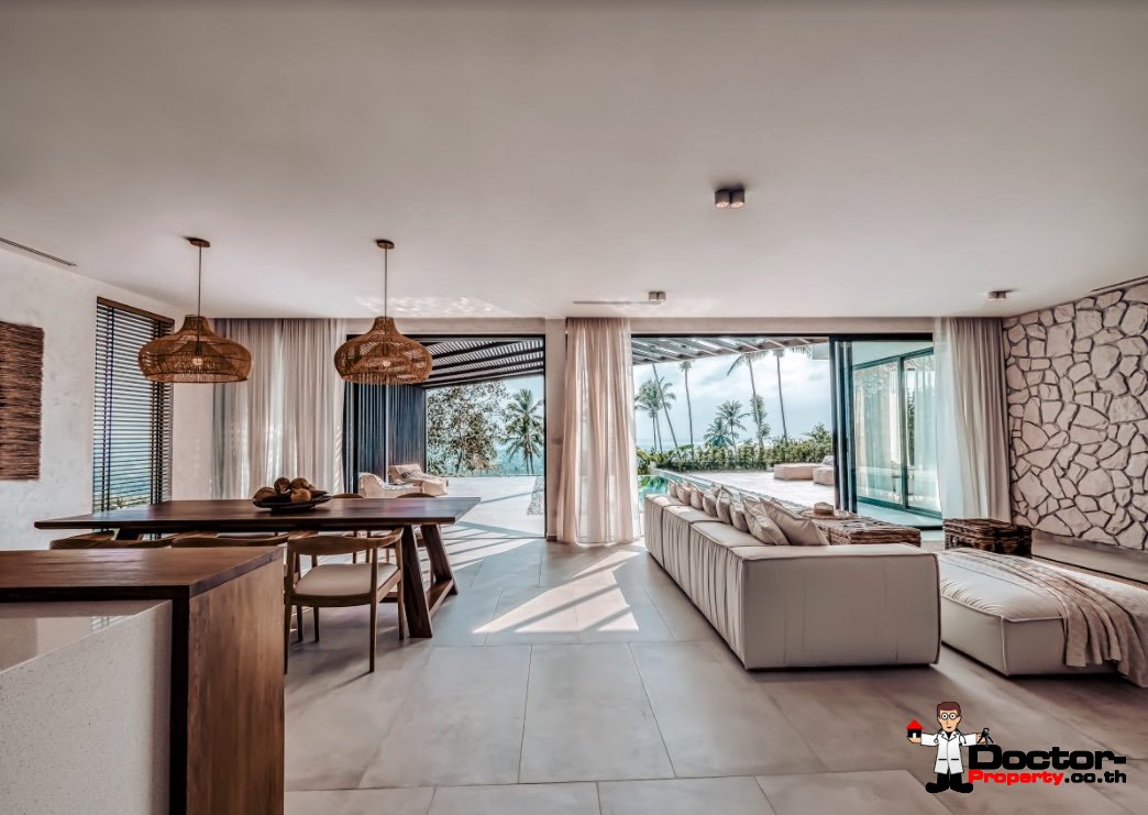 New 3 Bedroom Villa with Sea View – Chaweng, Koh Samui – For Sale