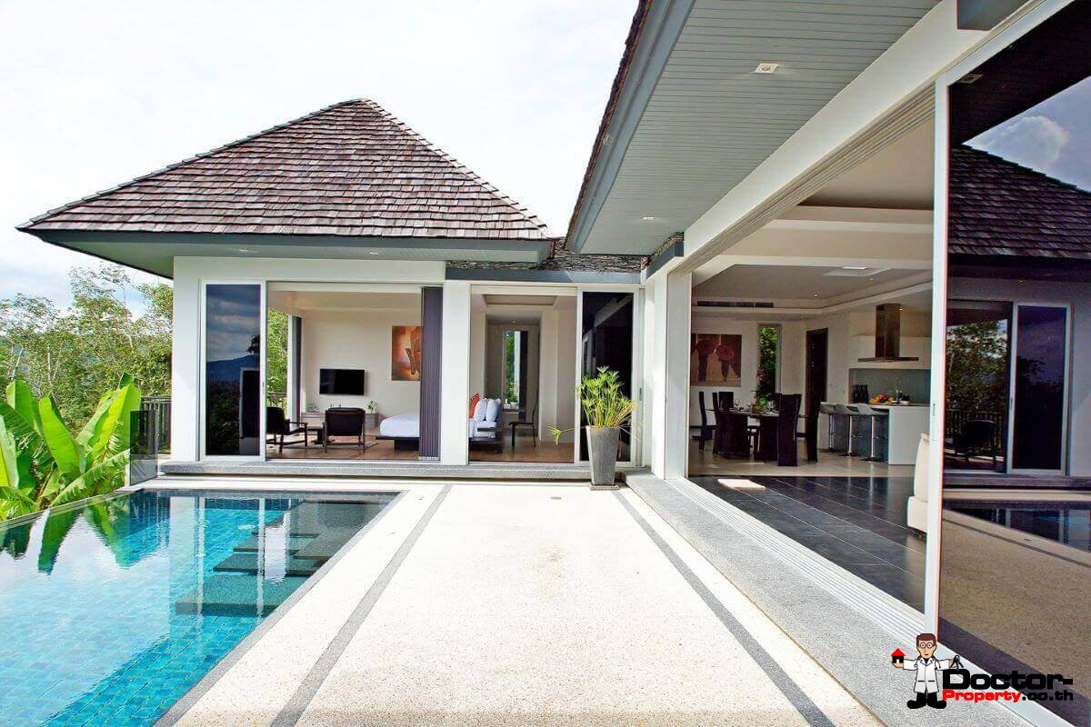 Panoramic Sea View Pool Villa 3 Bedroom - Layan Beach - Phuket - for sale