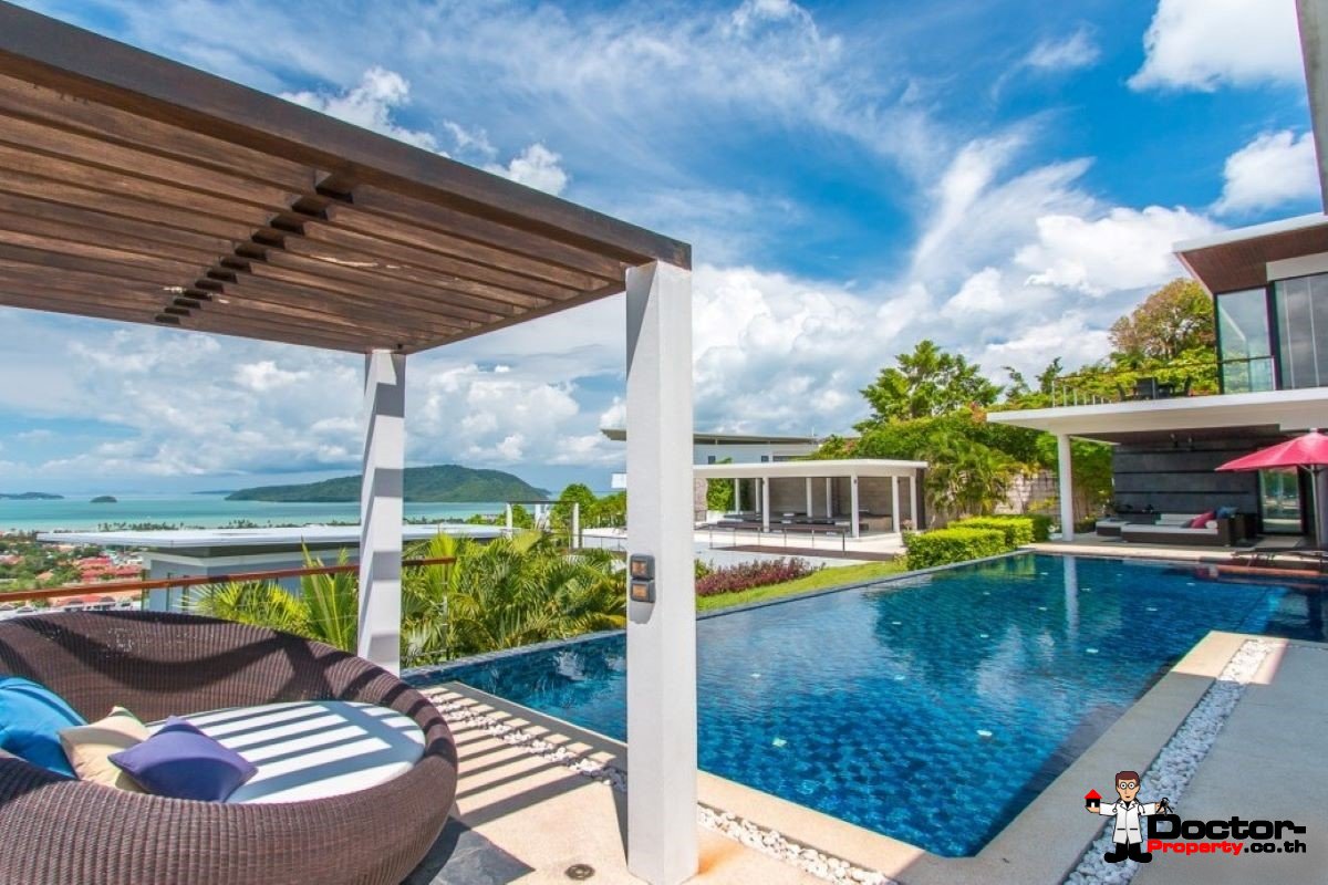 Private 6 Bedroom Mansion with Great Sea Views - Rawai Beach - Phuket South - for sale
