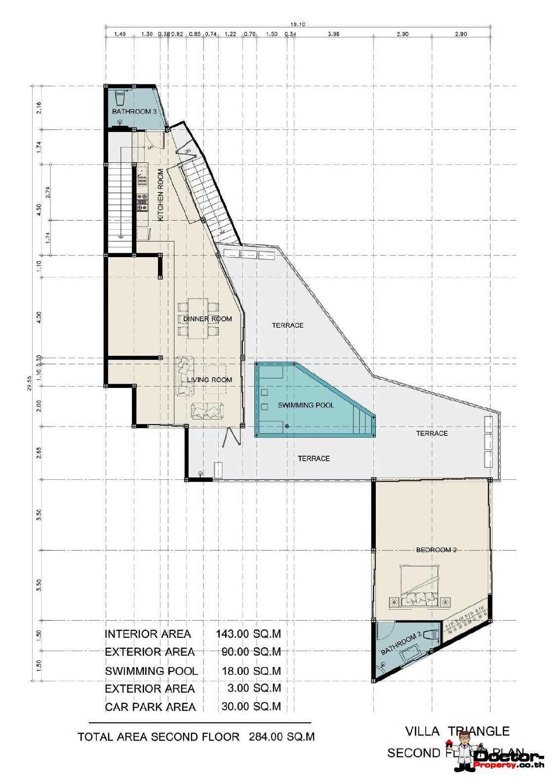 4 Bedroom Pool Villa with Sea View – Chaweng Noi, Koh Samui – For Sale
