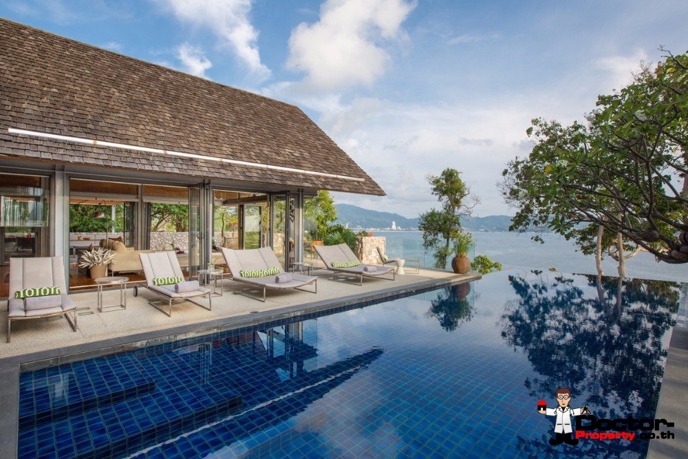 Stunning 4 Bedroom Oceanfront Hale Malia Villa – Kamala Beach – Phuket West – for sale