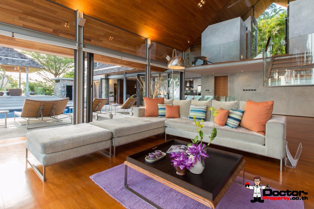 Stunning 5 Bedroom Oceanfront Hale Malia Villa – Kamala Beach – Phuket West – for sale