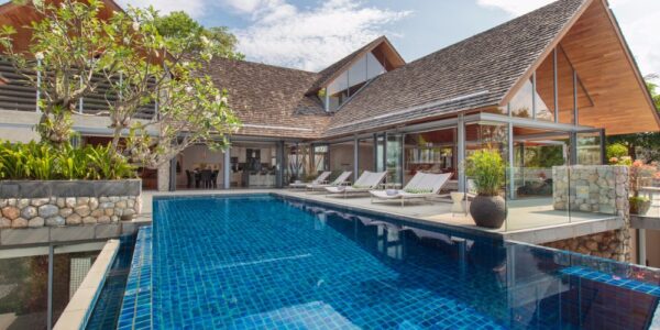 Stunning 4 Bedroom Oceanfront Hale Malia Villa – Kamala Beach – Phuket West – for sale