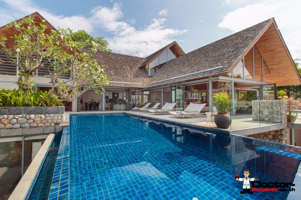 Stunning 4 Bedroom Oceanfront Hale Malia Villa – Kamala Beach – Phuket West – for sale