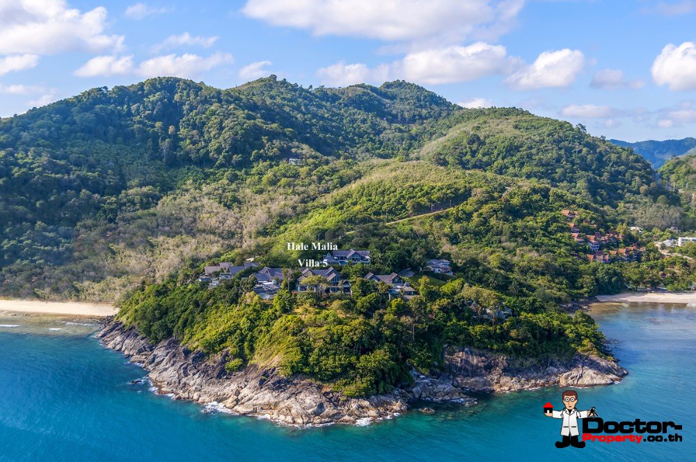 Stunning 5 Bedroom Oceanfront Hale Malia Villa – Kamala Beach – Phuket West – for sale