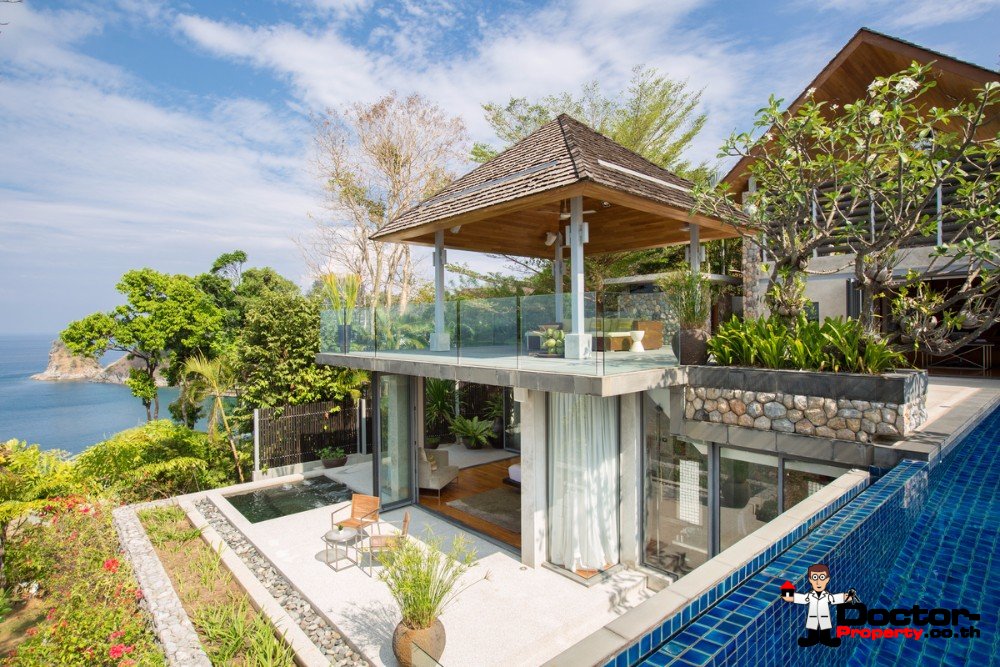 Stunning 5 Bedroom Oceanfront Hale Malia Villa – Kamala Beach – Phuket West – for sale