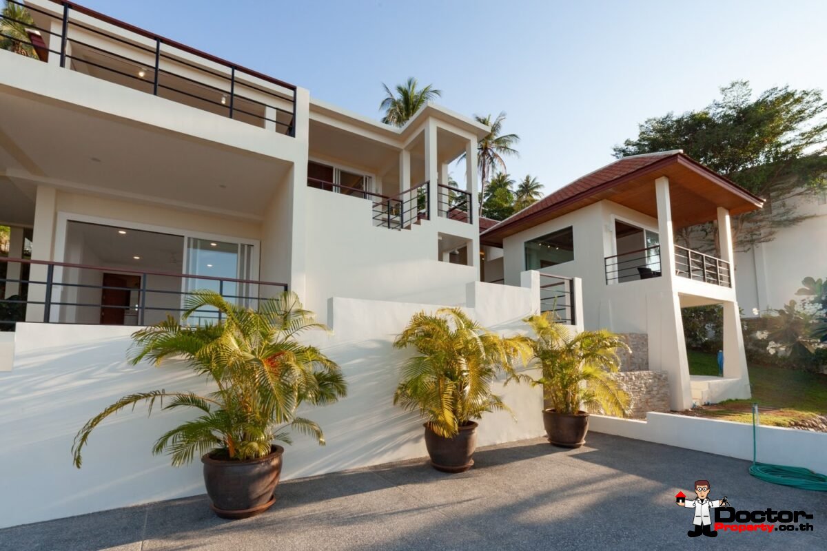 Refurbished 4 Bed Pool Villa with Seaview – Bang Por, Koh Samui – For Sale