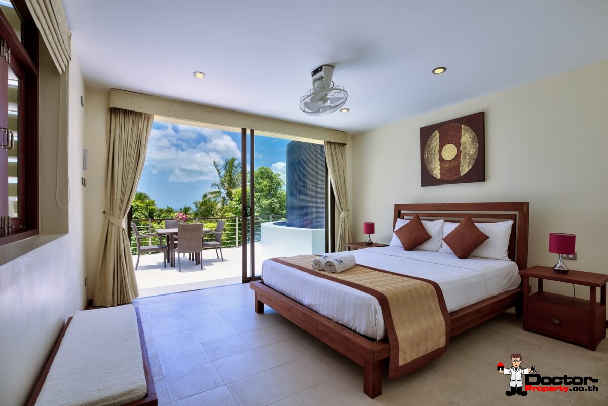 5 Bedroom Sea View Pool Villa – Bang Po, Koh Samui – For Sale