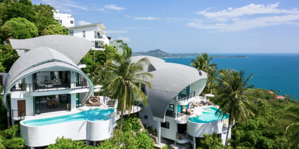 Luxury Villa Complex with 9 Bedrooms and Seaview – Chaweng Noi, Koh Samui – For Sale