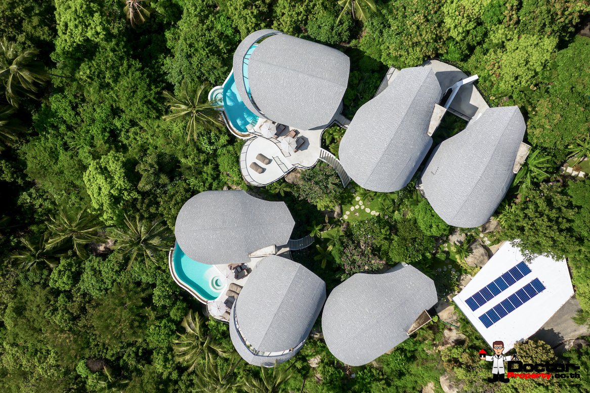 Luxury Villa Complex with 9 Bedrooms and Seaview – Chaweng Noi, Koh Samui – For Sale