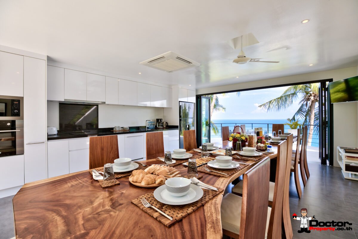 Luxury Villa Complex with 9 Bedrooms and Seaview – Chaweng Noi, Koh Samui – For Sale