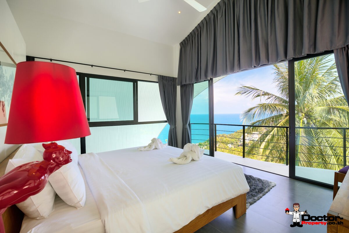 Luxury Villa Complex with 9 Bedrooms and Seaview – Chaweng Noi, Koh Samui – For Sale