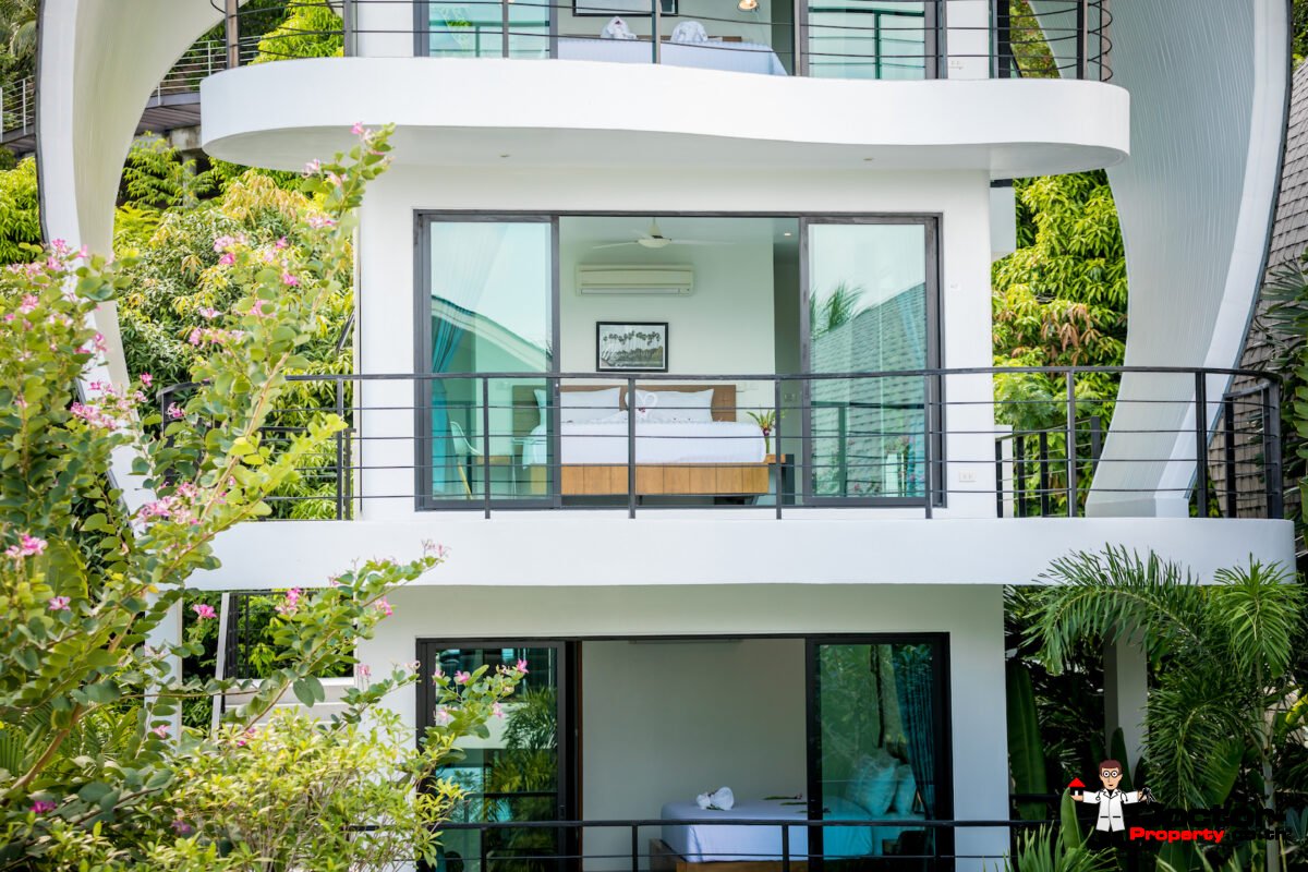Luxury Villa Complex with 9 Bedrooms and Seaview – Chaweng Noi, Koh Samui – For Sale