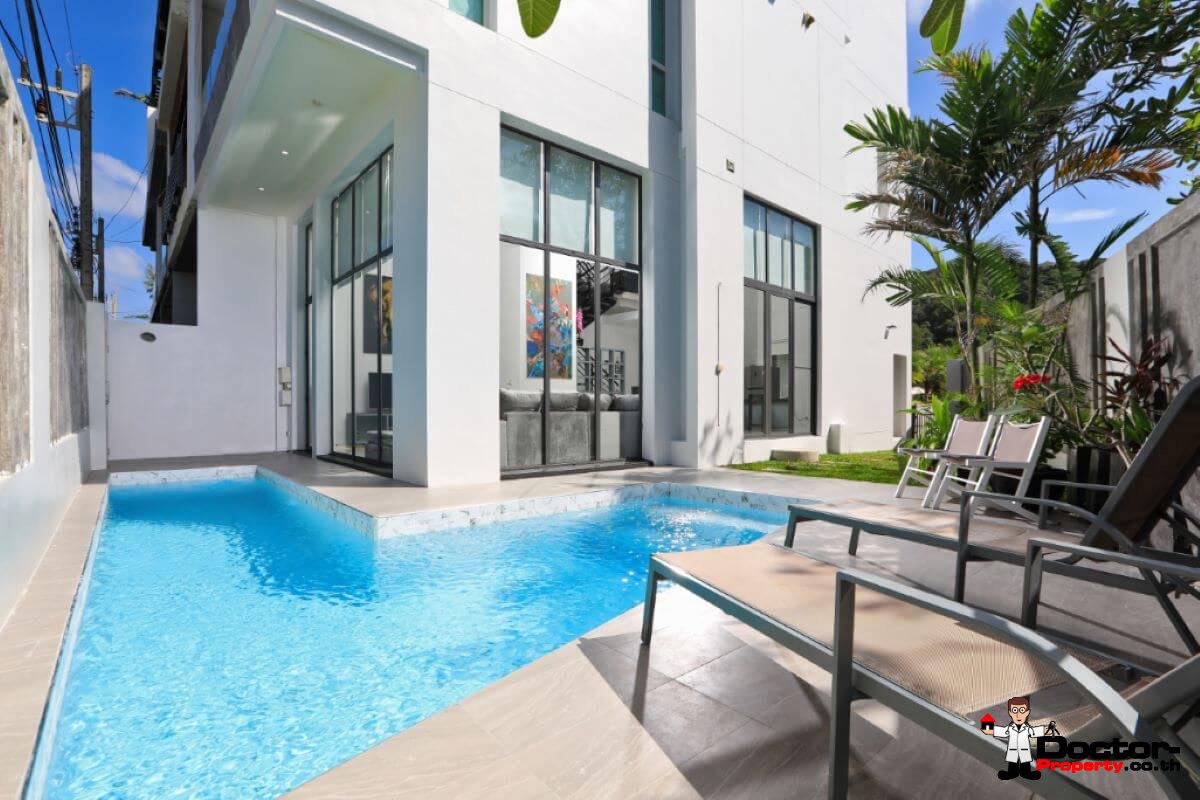3 Bedroom Exclusive Private Pool Townhouse - Kata Noi Beach - Phuket South - for sale