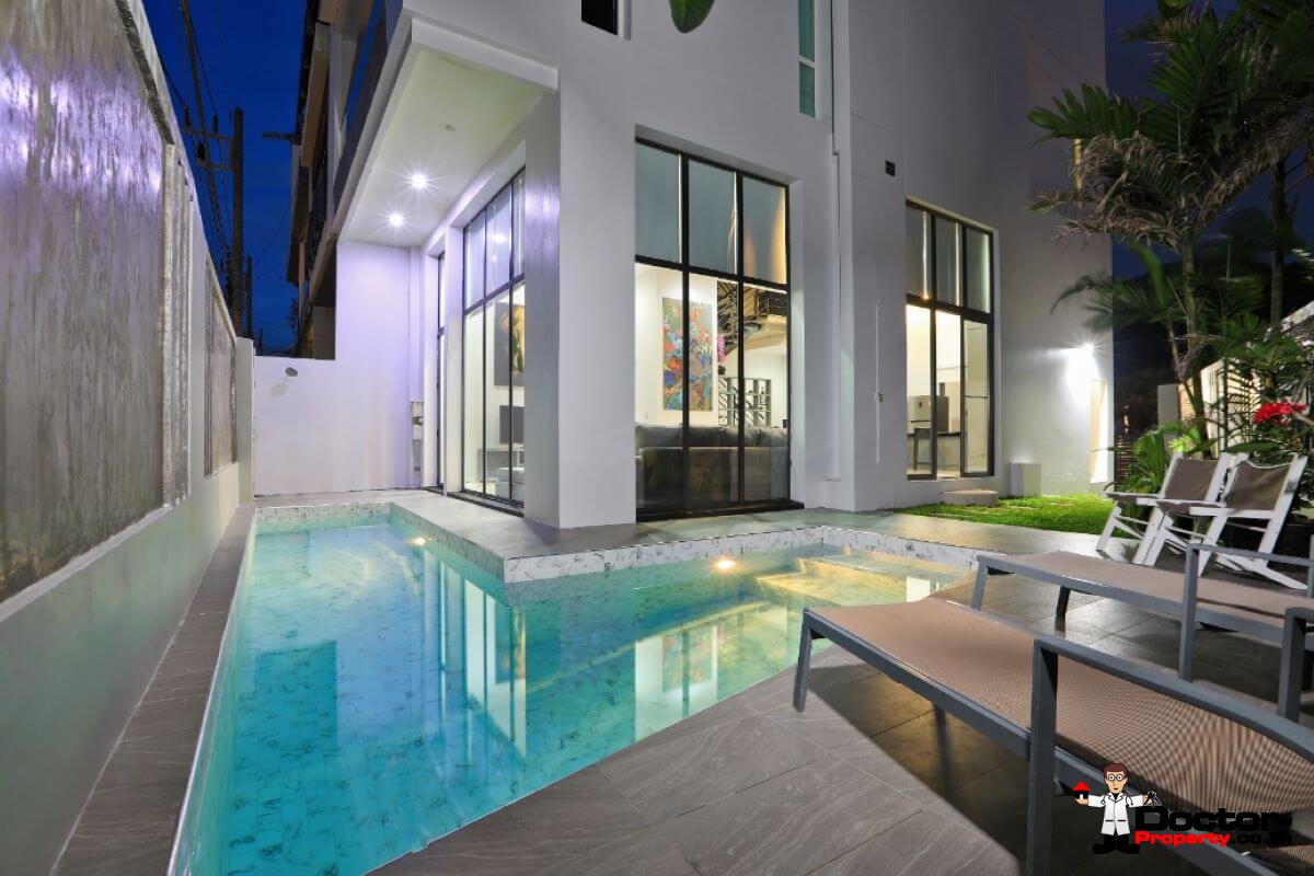 3 Bedroom Exclusive Private Pool Townhouse - Kata Noi Beach - Phuket South - for sale
