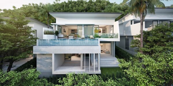 3 Bedroom Sea View Villa - Bophut - Koh Samui - for sale