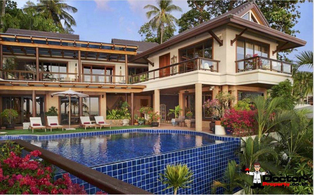4 Bedroom Ocean Front Pool Villa - Kata Beach - Phuket South - for sale