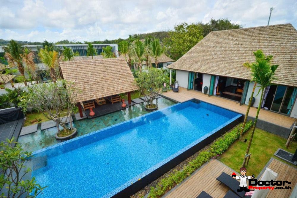 5 Bedroom Pool Anchan Villa - Cherng Talay - Bang Tao Beach - Phuket West - for sale