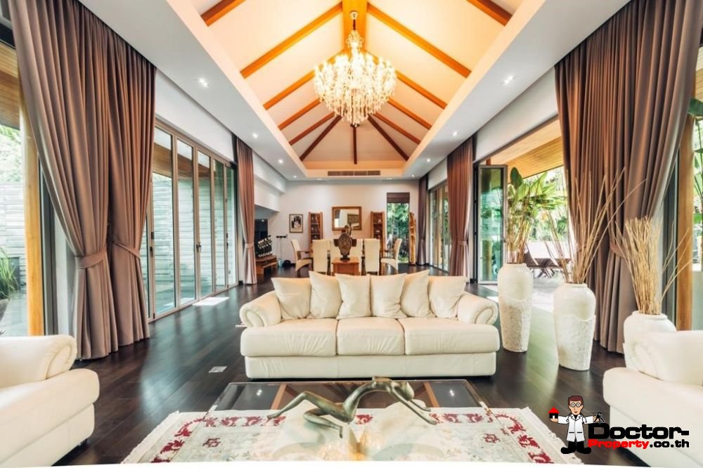 5 Bedroom Pool Anchan Villa - Cherng Talay - Bang Tao Beach - Phuket West - for sale