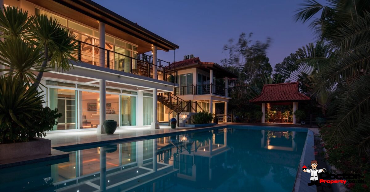 5 Bedroom Sea View Villa - Paradise Heights Yamu - Cape Yamu - Phuket East - for sale