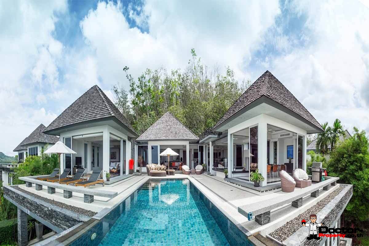 5 Bedroom Villa Bauhinia - Fantastic Sea View - Layan Beach - Phuket West - for sale