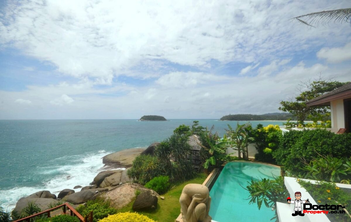 Beachfront 4 Bedroom Pool Villa - Kata Beach - Phuket South - for sale