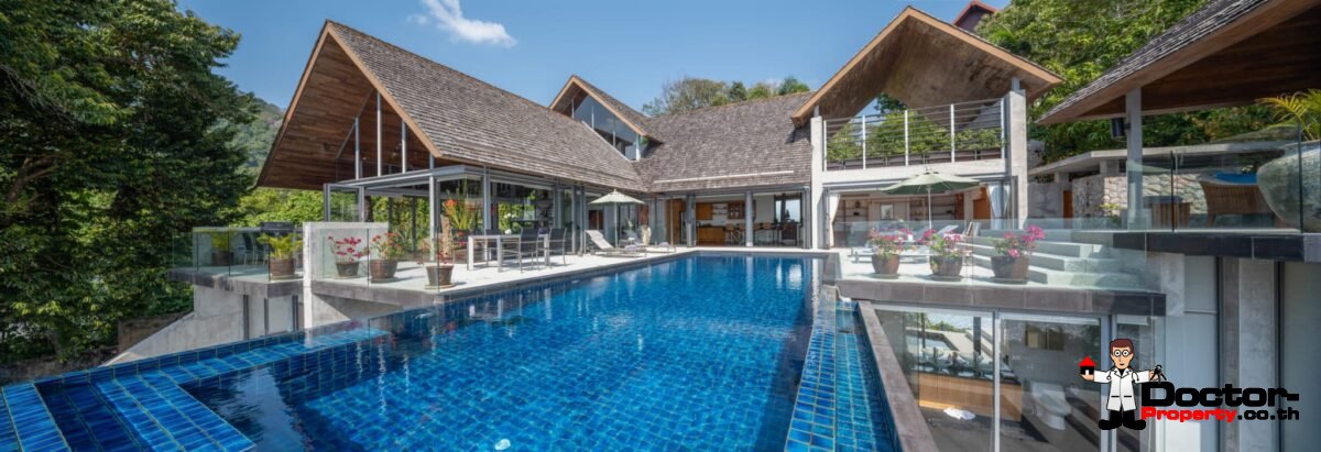 Breathtaking Ocean Front 5 Bedroom Villa - Samsara - Kamala Beach – Phuket West – for sale