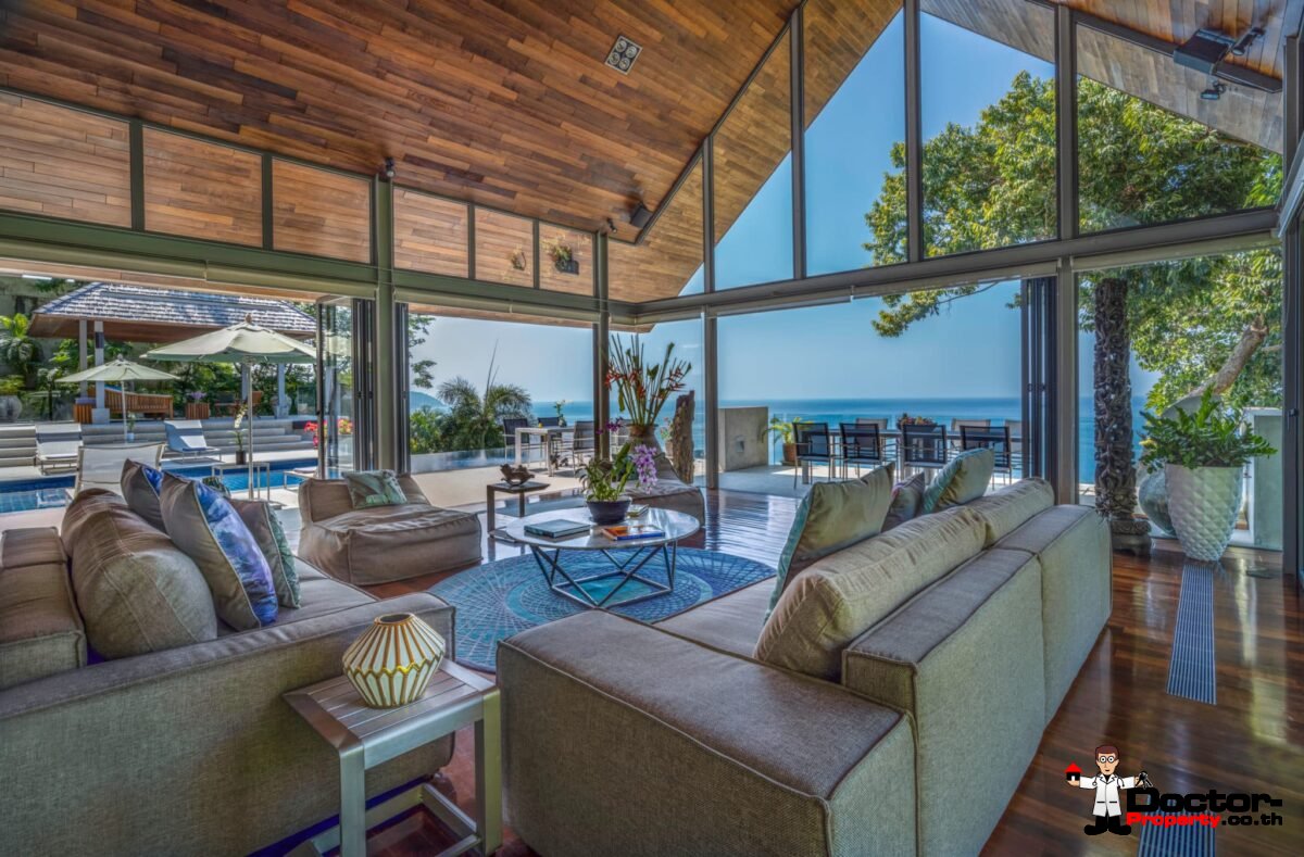 Breathtaking Ocean Front 5 Bedroom Villa - Samsara - Kamala Beach – Phuket West – for sale