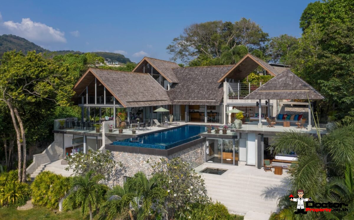 Breathtaking Ocean Front 5 Bedroom Villa - Samsara - Kamala Beach – Phuket West – for sale